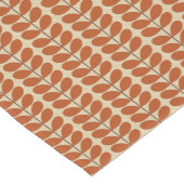 Mitte- des Jahrhundertsdänisches Blätter, Rost Kurzer Tischläufer (Ecke)