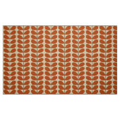 Mitte- des Jahrhundertsdänisches Blätter, Rost Stoff (Fat Quarter (45,7 x 55,9 cm))