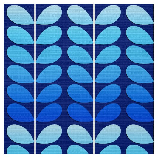 Mitte- des Jahrhundertsdänisches Blätter-, Stoff (Muster)