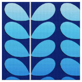 Mitte- des Jahrhundertsdänisches Blätter-, Stoff (Nahaufnahme)