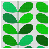 Mitte- des Jahrhundertsdänisches Blätter-, Stoff (Nahaufnahme)