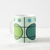 Mitte des Jahrhundertsentwurfs-Kaffee-Tasse Kaffeetasse (Vorderseite Links)