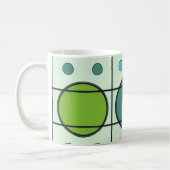 Mitte des Jahrhundertsentwurfs-Kaffee-Tasse Kaffeetasse (Links)