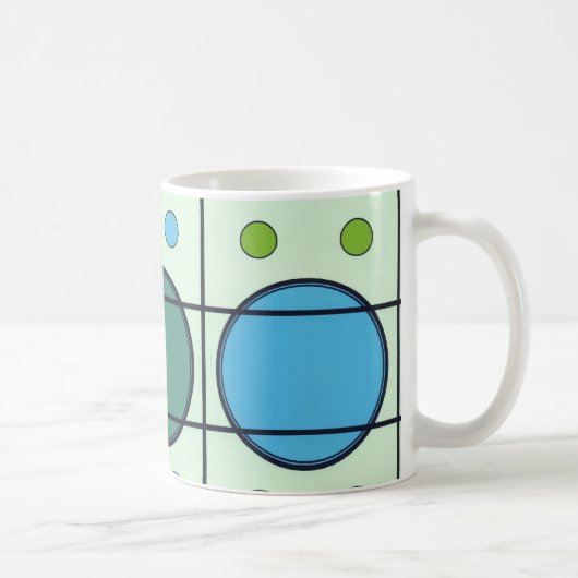 Mitte des Jahrhundertsentwurfs-Kaffee-Tasse Kaffeetasse (Rechts)