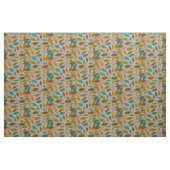 Mitte- des Jahrhundertsfisch-Kunst Stoff (Fat Quarter (45,7 x 55,9 cm))