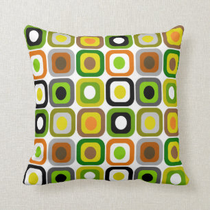 Mitte- des Jahrhundertsinspirierte Kissen