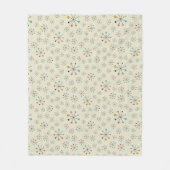 Mitte- des Jahrhundertsinspiriertes atomarmuster Fleecedecke (Vorderseite)