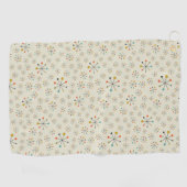 Mitte- des Jahrhundertsinspiriertes atomarmuster Golfhandtuch (Horizontal)