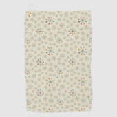 Mitte- des Jahrhundertsinspiriertes atomarmuster Golfhandtuch (Vorderseite)