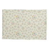 Mitte- des Jahrhundertsinspiriertes atomarmuster Kissenbezug (Rückseite-Links)