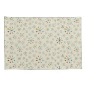 Mitte- des Jahrhundertsinspiriertes atomarmuster Kissenbezug (Rückseite-Rechts)