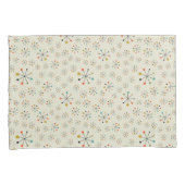 Mitte- des Jahrhundertsinspiriertes atomarmuster Kissenbezug (Vorderseite-Rechts)