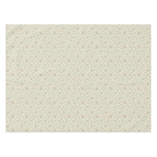 Mitte- des Jahrhundertsinspiriertes atomarmuster Tischdecke (Vorderseite (Horizontal))