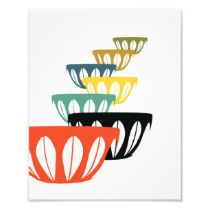 Mitte- des Jahrhundertskunst, moderner Mitte- des Fotodruck