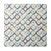 Mitte- des JahrhundertsMod-Farbblock schellt Fliese (Vorderseite)