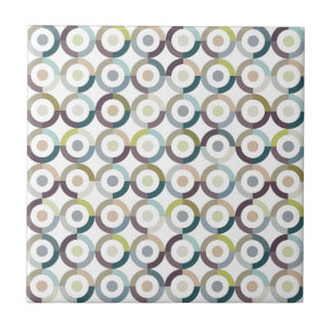 Mitte- des JahrhundertsMod-Farbblock schellt Fliese