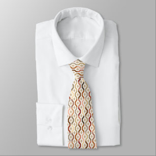 Mitte- des JahrhundertsMod-geometrisches Krawatte