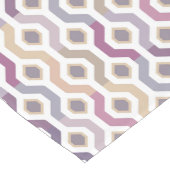 Mitte- des JahrhundertsMod-geometrisches Muster Kurzer Tischläufer (Ecke)
