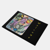 "Mitte- des JahrhundertsMod-Spinnen-Lied" Malerei Fußmatte (Schrägansicht)