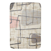 Mitte- des Jahrhundertsmoderne abstrakte Badematte (Vorderseite Vertikal)