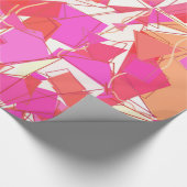 Mitte- des Jahrhundertsmoderne abstrakte, Geschenkpapier (Ecke)