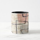 Mitte- des Jahrhundertsmoderne abstrakte Tasse (Zentrum)