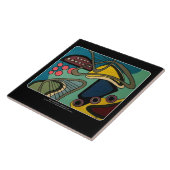 "Mitte des Jahrhundertsmoderne abstrakte Wasser" Fliese (Seite)