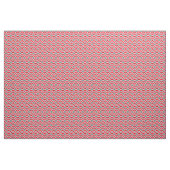 Mitte- des Jahrhundertsmoderne Bänder, rot und Stoff (Yard (91,4 cm))