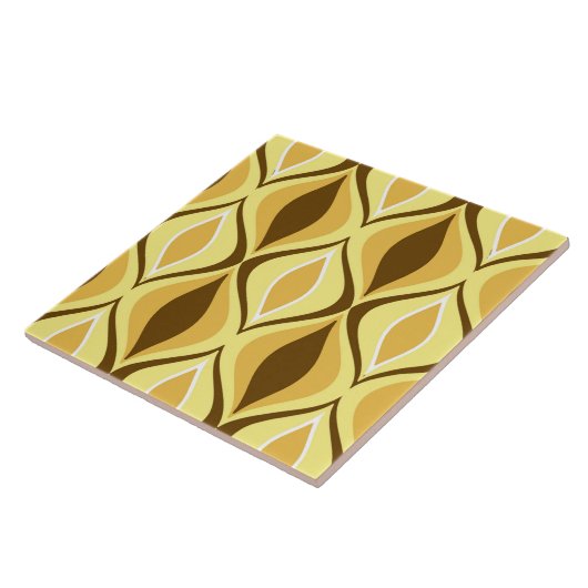 Mitte- des Jahrhundertsmoderne Diamanten, Fliese (Seite)