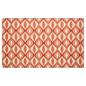 Mitte- des Jahrhundertsmoderne Diamanten, Orange Stoff (Fat Quarter (45,7 x 55,9 cm))