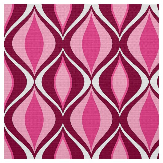 Mitte- des Jahrhundertsmoderne Diamanten, Stoff (Muster)