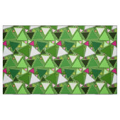 Mitte- des Jahrhundertsmoderne Dreiecke, Limones Stoff (Fat Quarter (45,7 x 55,9 cm))