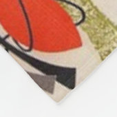 Mitte- des Jahrhundertsmoderne Fleecedecke (Ecke)