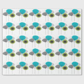 Mitte- des Jahrhundertsmoderne Geschenkpapier (Flach)