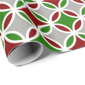 Mitte- des Jahrhundertsmoderne Geschenkpapier (Rolleneckpunkt)