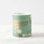 Mitte- des Jahrhundertsmoderne grafischer Kaffeetasse (Mittel)