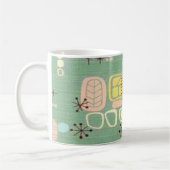 Mitte- des Jahrhundertsmoderne grafischer Kaffeetasse (Links)