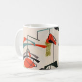 Mitte- des Jahrhundertsmoderne Kaffeetasse (Vorderseite Links)