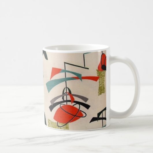 Mitte- des Jahrhundertsmoderne Kaffeetasse (Rechts)