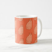Mitte- des Jahrhundertsmoderne Katze, Kaffeetasse (VorderseiteRechts)