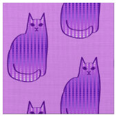 Mitte- des Jahrhundertsmoderne Katze, Orchidee und Stoff (Nahaufnahme)