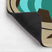 Mitte- des Jahrhundertsmoderne Kugel-Kunst Mousepad (Ecke)