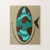 Mitte- des Jahrhundertsmoderne Kugel-Kunst-Puzzle Puzzle (Vertikal)