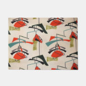 Mitte- des Jahrhundertsmoderne mobile Fußmatte (Vorderseite)