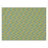 Mitte- des Jahrhundertsmoderne Ovale, Tischdecke (Vorderseite (Horizontal))