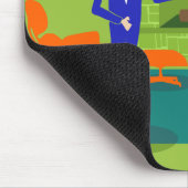 Mitte- des Jahrhundertsmoderne Paare Mousepad (Ecke)