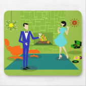 Mitte- des Jahrhundertsmoderne Paare Mousepad (Vorne)