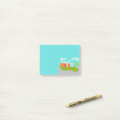 Mitte- des Jahrhundertsmoderne Post-it Klebezettel (Auf Schreibtisch)