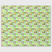 Mitte- des Jahrhundertsmoderne Punkte - Limon mit Geschenkpapier (Flach)