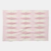 Mitte- des Jahrhundertsmoderne rosa Geschirrtuch (Horizontal)